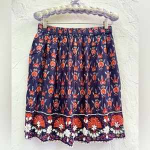 NWT Anthropologie MAEVE Adela Beaded Boho Skirt/ Bohemian Hippie Chic /SMALL